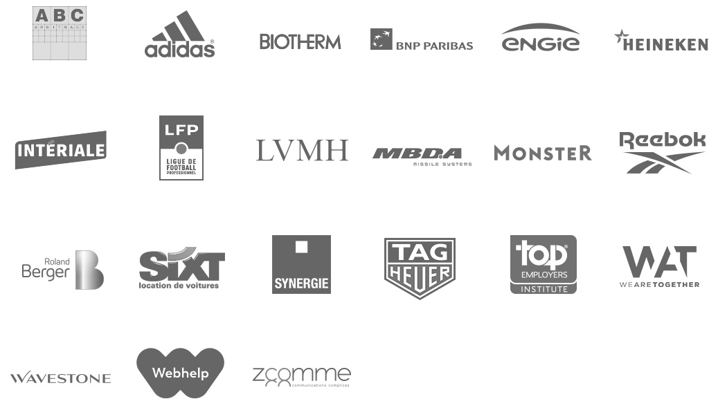 logos clients avec un grand h
