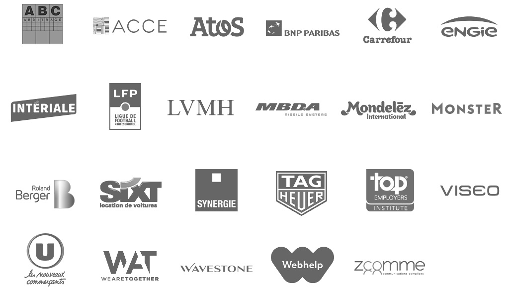logos clients avec un grand h